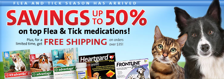 Flea and Tick Sale