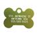 Small Gold Bone Personalized Pet Tag 1