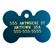 Small Blue Bone Personalized Pet Tag 1