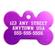 Large Purple Bone Personalized Pet Tag 1