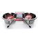Loving Pet Stainless Steel Packaged Double Diner Dog Bowl 1
