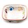 Stoneware Paw Print Square Cat Dish 5 1