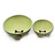 Stoneware Footed Dog Dish 1