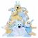 Fluffles Blankie Dog Toys - 6pc 1