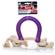 Rough & Rugged Rubber Horseshoe With Rope Bone 1
