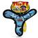 Tuffy's Bowmerang - Blue Camo Chew Toy 1