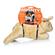 Tuffy's Mighty Toy Nature - Bunny Mchop Brown Rabbit Chew To 1