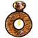 Tuffy's Mega Tuffies - Tiger Print Chew Toy 1