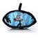 Tuffy's Odd Ball Junior - Blue Camo Chew Toy 1