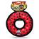 Tuffy's Rumble Ring Junior - Red Paw Print Chew Toy 1