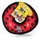 Tuffy's Rumble Ring Junior - Red Paw Print Chew Toy 2