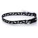 Nylon Adjustable Bone Pattern Collar -Black 1