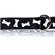 Nylon Adjustable Bone Pattern Collar -Black 2