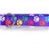 Nylon Adjustable Paw Pattern Collar - Purple 2