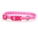 Nylon Adjustable Pattern Collar - Pink Dot 1