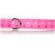 Nylon Adjustable Pattern Collar - Pink Dot 2