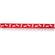 Nylon Bone Pattern Lead - Red 2
