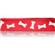 Nylon Bone Pattern Lead - Red 2