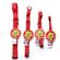 Nylon No-Slip Adjustable Greyhound Collar - Red 1