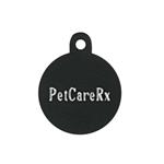 Large Black Circle Personalized Pet Tag