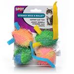 Catnip Stringy Mouse & Ball