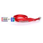 Nylon Jewelled Lead - Red