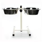 Adjustable Double Diner Set Stainless Steel   5 Quart