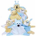 Fluffles Blankie Dog Toys - 6pc