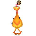 Crazy Chicken Latex Toy