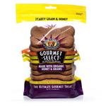 Gourmet Select Organic Bone Shape Cookies Hearty Grain & Honey