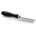 Shedding Comb W/Wood Handle