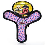 Tuffy's Bowmerang - Pink Leopard Chew Toy