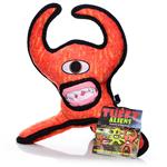 Tuffy's Alien Series Red Alien Chew Toy
