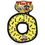 Tuffy's Rumble Ring - Yellow Bone Chew Toy