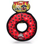 Tuffy's Rumble Ring Junior - Red Paw Print Chew Toy