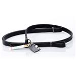 Leather Oak Tanned Lead - Black
