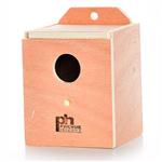 Finch Nest Box Wood (Inside Mount)