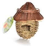 Wood Roof Bird Nest/House