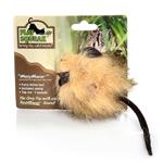 Ourpets Play-N-Squeak Wooly Fur Mouse Toy