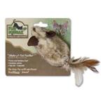 Ourpets Play-N-Squeak Shake Yr Tail Feather Toy