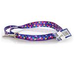 Nylon Ptrn Lead 3/8X4ft Safari Multi Paw