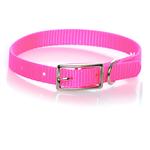 Nylon Collar 3/8X10-Neon Pink