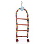 Natural Parrot Wood Ladder w/Beads