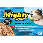 Mighty Dog Canned My Way Meaty Dinners Variety Pack for Dogs