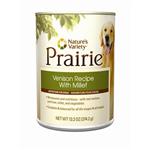Nature's Variety Prairie Venison Recipe with Millet Canned Dog Food