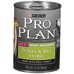Purina Pro Plan Weight Management Turkey and Rice Canned Dog Food
