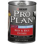 Purina Pro Plan Canned Large Breed Beef and Rice for Adult Dogs
