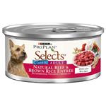 Purina Pro Plan Select Natural Beef & Brown Rice Entree Canned Dog Food