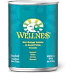 Wellness Canned Dog Food for Adult Dogs Venison & Sweet Potato Recipe