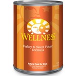 Wellness Canned Dog Food for Adult Dogs Turkey & Sweet Potato Recipe